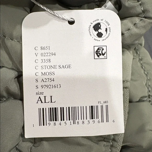 Free People Baby Carryall Bag in Stone Sage - Picture 4 of 4